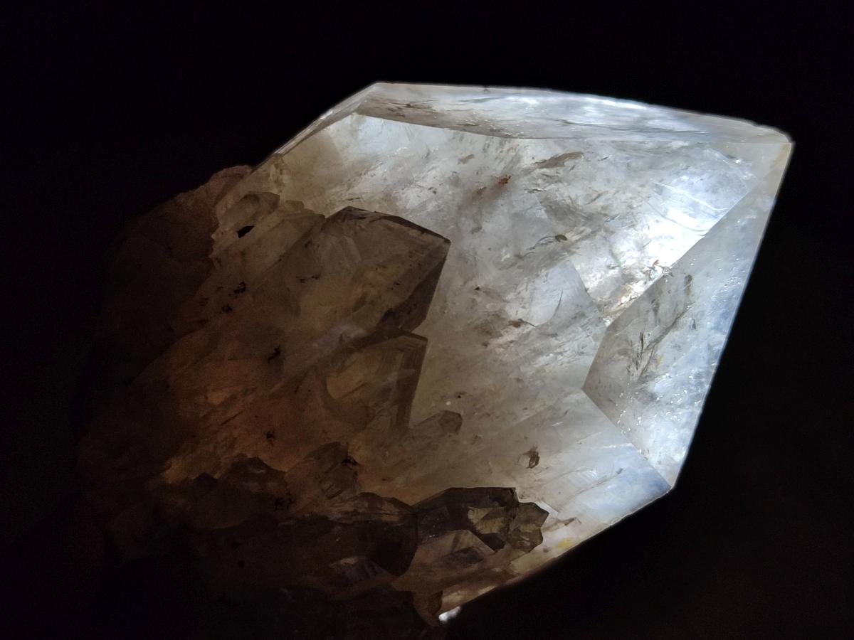 Natural Cascading Clear Luena Quartz Crystals and Clusters x 4 From Luena, Congo - Toprock Gemstones and Minerals 