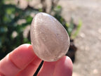 Polished Smokey Window Quartz Eggs x 12 From Madagascar - Toprock Gemstones and Minerals 
