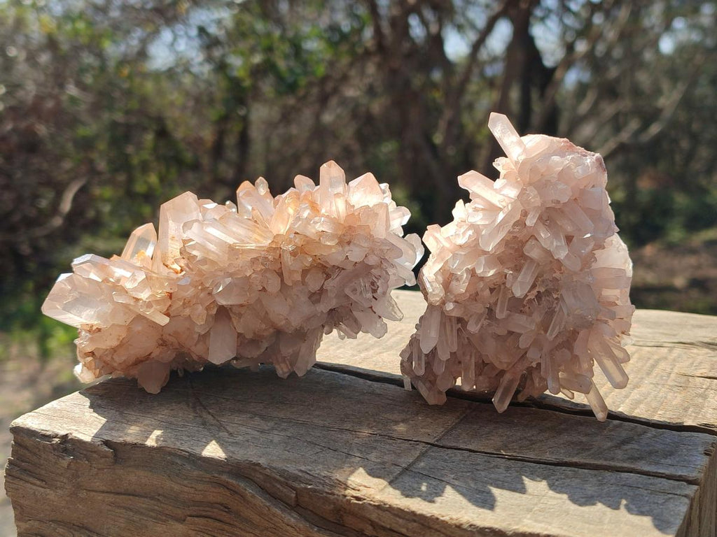 Natural Malagasy Quartz Clusters x 12 From Madagascar - Toprock Gemstones and Minerals 