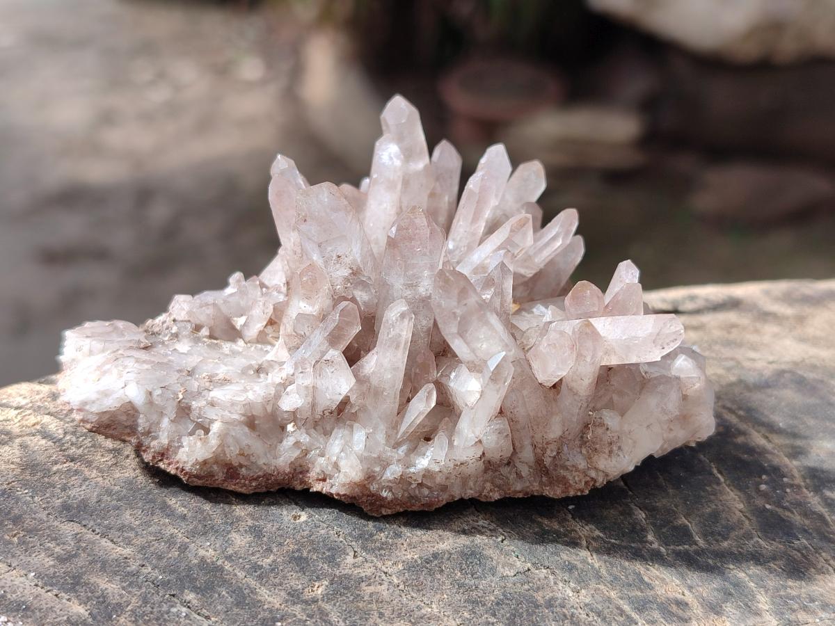 Natural Malagasy Quartz Clusters x 12 From Madagascar - Toprock Gemstones and Minerals 