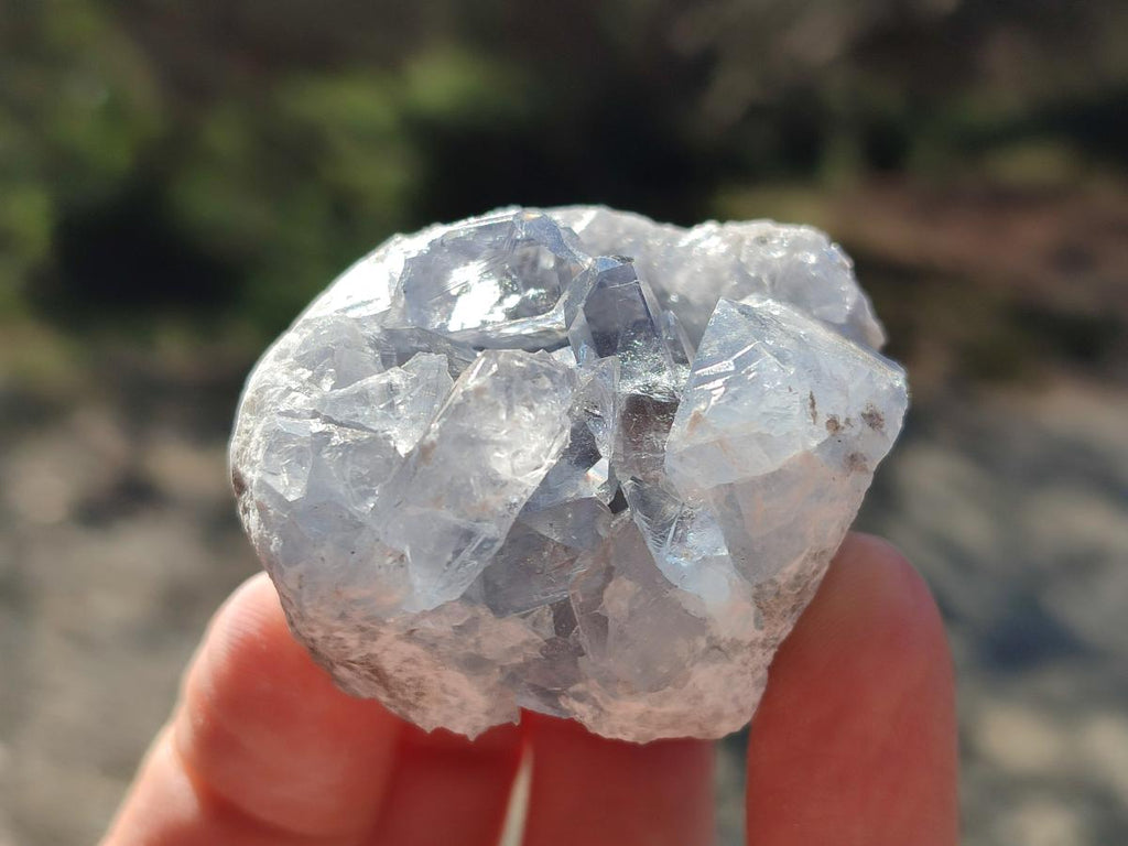 Natural Blue Celestite Specimens x 24 From Sakoany, Madagascar - Toprock Gemstones and Minerals 