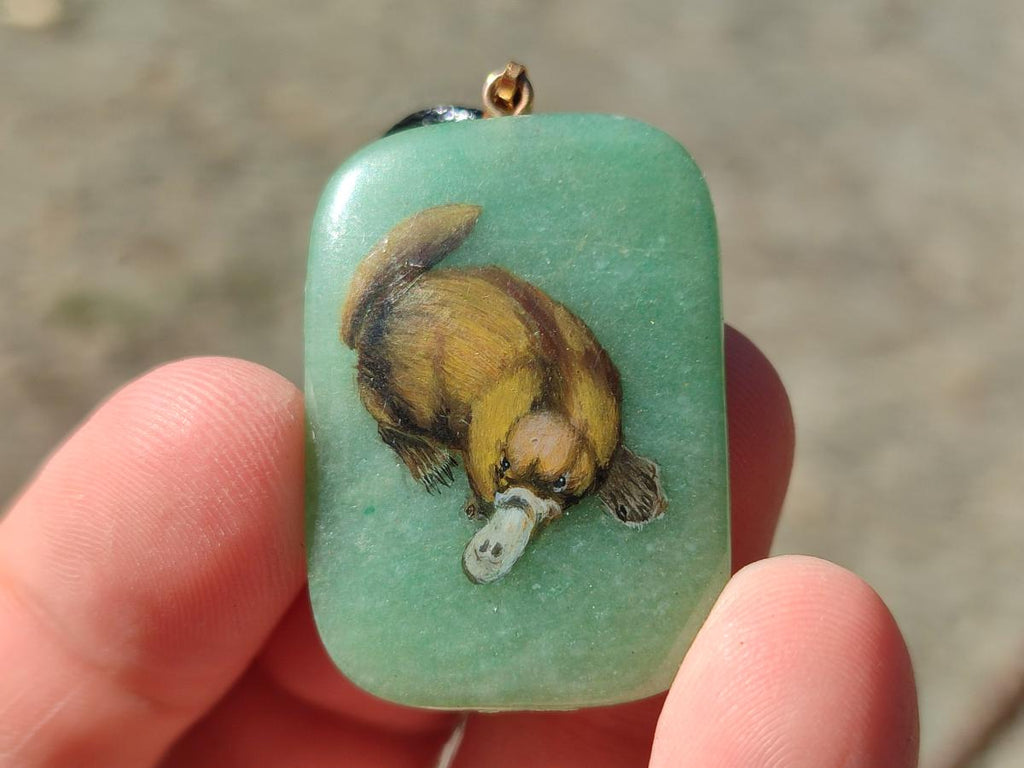 Polished Mixed Multi Mineral Hand Painted Necklaces x 18 From Madagascar - Toprock Gemstones and Minerals 