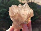 Natural Cascading Clear Smokey Citrine Crystal Quartz Clusters x 6 From Luena, Congo - Toprock Gemstones and Minerals 