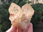Natural Cascading Clear Smokey Citrine Crystal Quartz Clusters x 6 From Luena, Congo - Toprock Gemstones and Minerals 