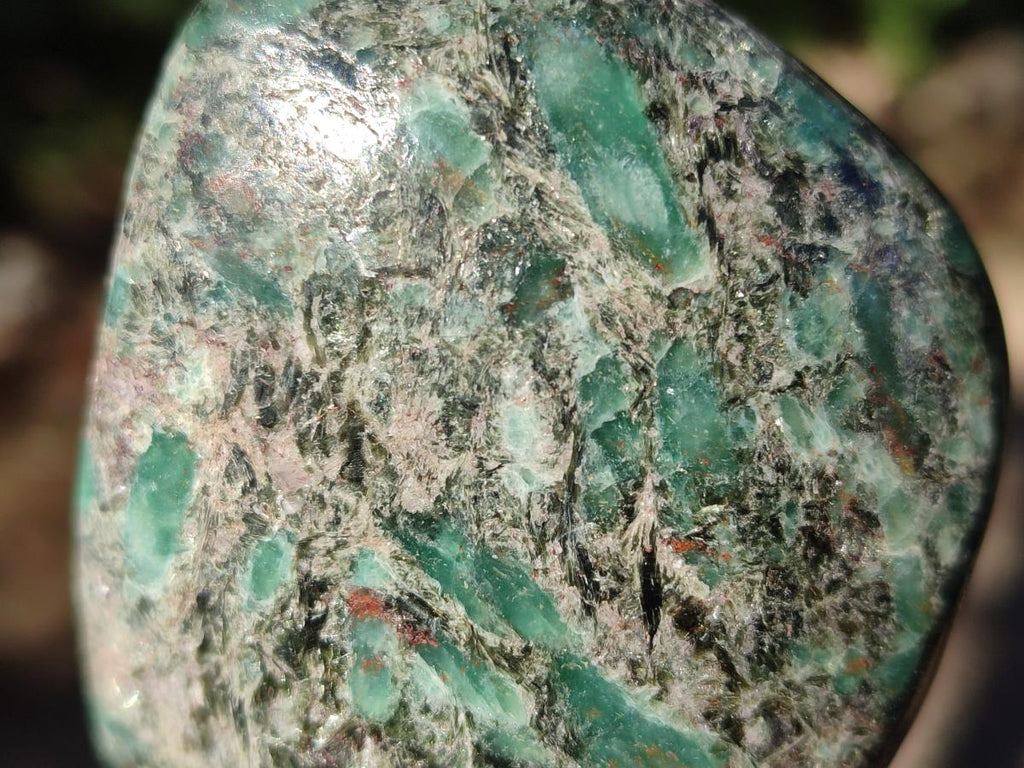 Polished Emerald Mica 'Mutokolite' Standing Display Pieces x 6 From Mutoko, Zimbabwe - Toprock Gemstones and Minerals 
