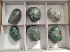 Polished Emerald Mica 'Mutokolite' Standing Display Pieces x 6 From Mutoko, Zimbabwe - Toprock Gemstones and Minerals 