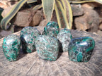 Polished Emerald Mica 'Mutokolite' Standing Display Pieces x 6 From Mutoko, Zimbabwe - Toprock Gemstones and Minerals 