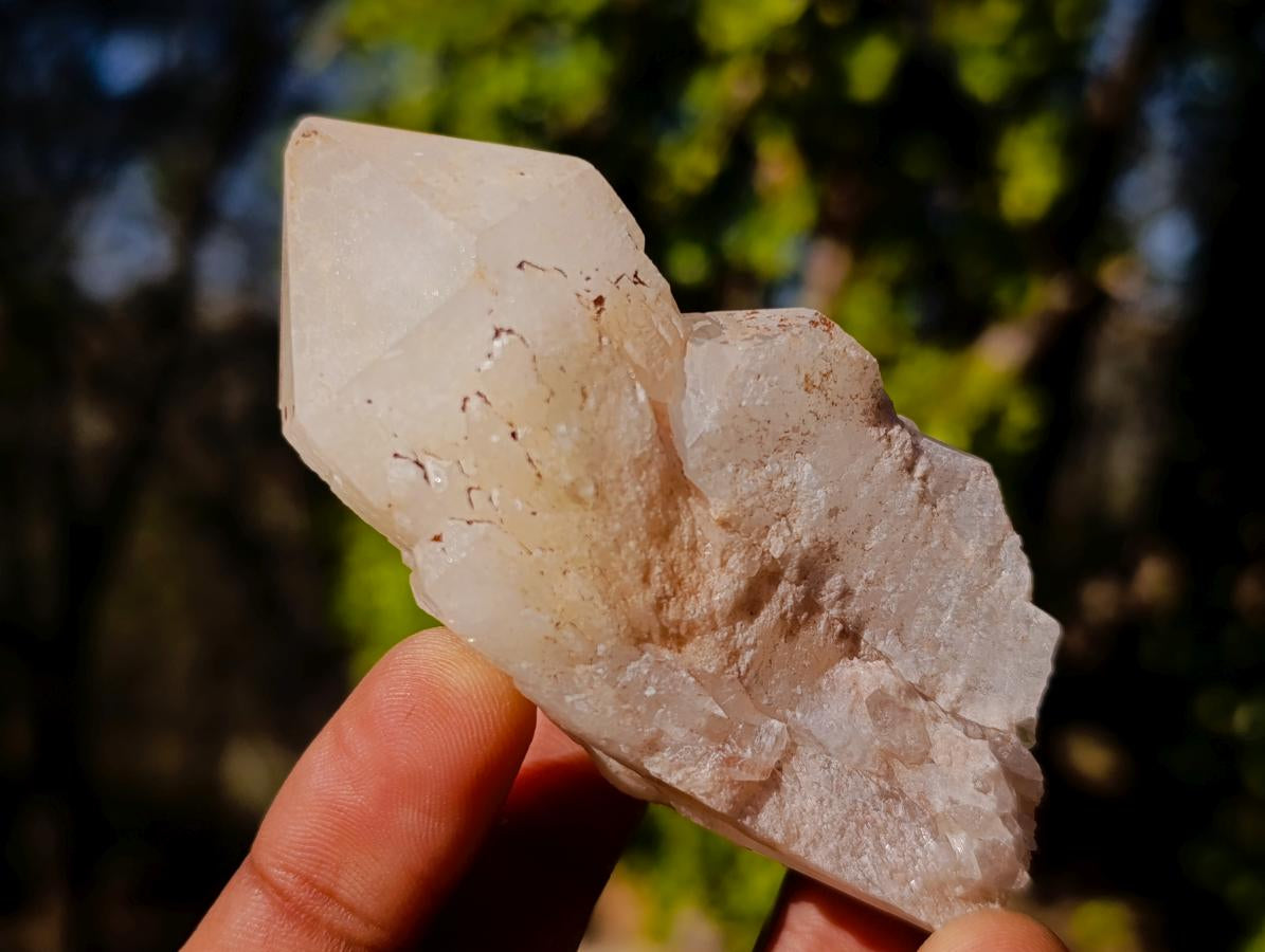 Natural Cascading Single Pineapple Quartz Crystals x 35 From Antsirabe, Madagascar - Toprock Gemstones and Minerals 