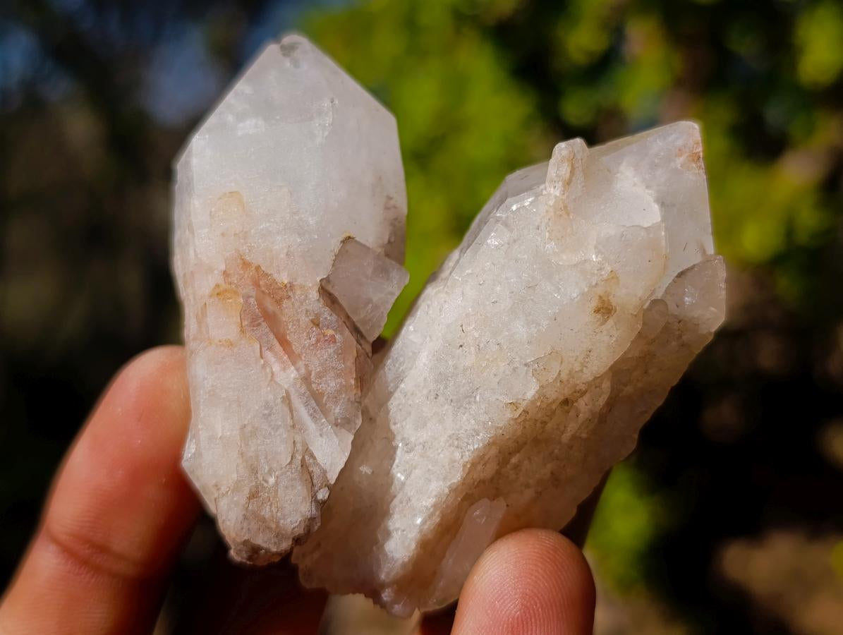 Natural Cascading Single Pineapple Quartz Crystals x 35 From Antsirabe, Madagascar - Toprock Gemstones and Minerals 