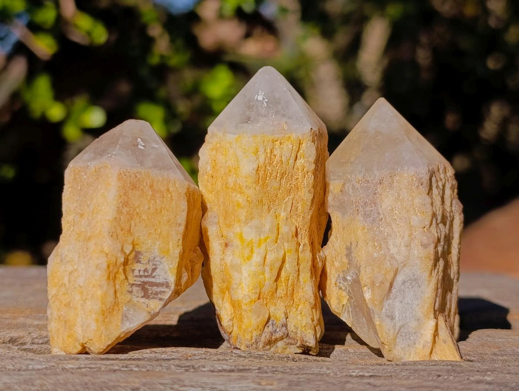 Natural Cascading Single Pineapple Quartz Crystals x 35 From Antsirabe, Madagascar - Toprock Gemstones and Minerals 
