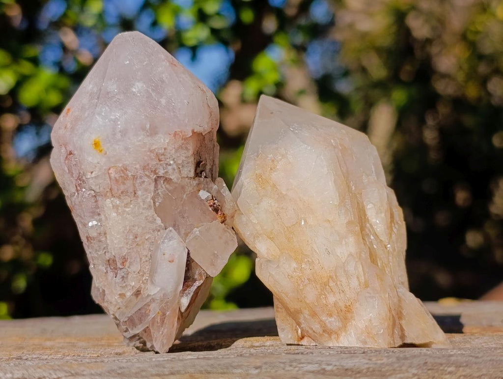 Natural Cascading Single Pineapple Quartz Crystals x 35 From Antsirabe, Madagascar - Toprock Gemstones and Minerals 
