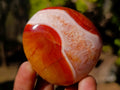 Polished And Natural Carnelian Agate Gemstone Galet x 14 From Madagascar - Toprock Gemstones and Minerals 