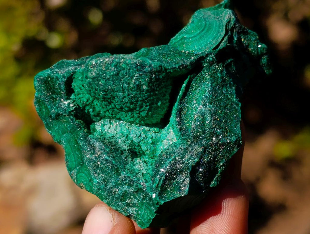 Natural Botryoidal Malachite Specimens x 17 From Congo - Toprock Gemstones and Minerals 