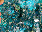 Natural Cabinet Size Dioptase on Red Dolomite Specimen x 1 From Mashamba East Mine, Congo - Toprock Gemstones and Minerals 