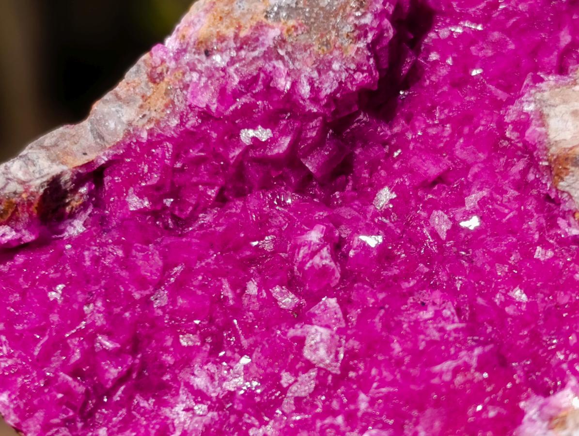Natural Salrose Cobaltoan Dolomite Specimens with Chrysocolla and Heterogenite x 6 From Kakanda, Congo - Toprock Gemstones and Minerals 