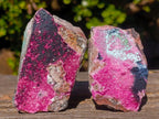 Natural Salrose Cobaltoan Dolomite Specimens with Chrysocolla and Heterogenite x 6 From Kakanda, Congo - Toprock Gemstones and Minerals 