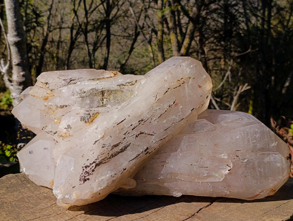 Natural XL Smokey Quartz Double Terminated Crystal with Associated Minerals x 1 From Zomba Plateau, Malawi - Toprock Gemstones and Minerals 