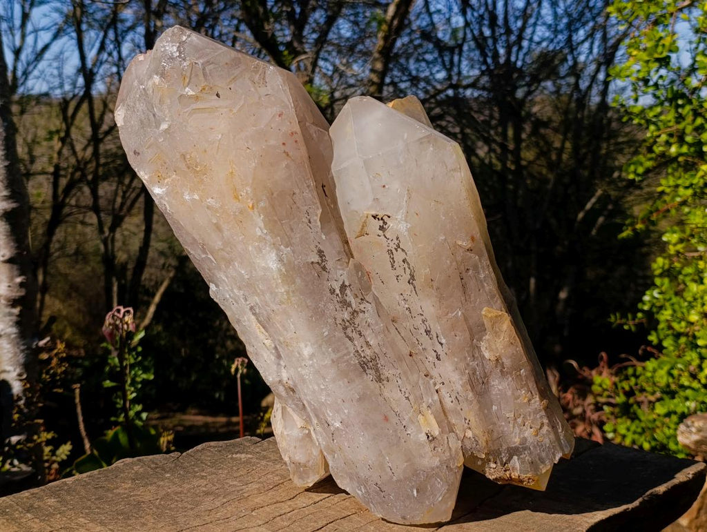 Natural XL Smokey Quartz Double Terminated Crystal with Associated Minerals x 1 From Zomba Plateau, Malawi - Toprock Gemstones and Minerals 