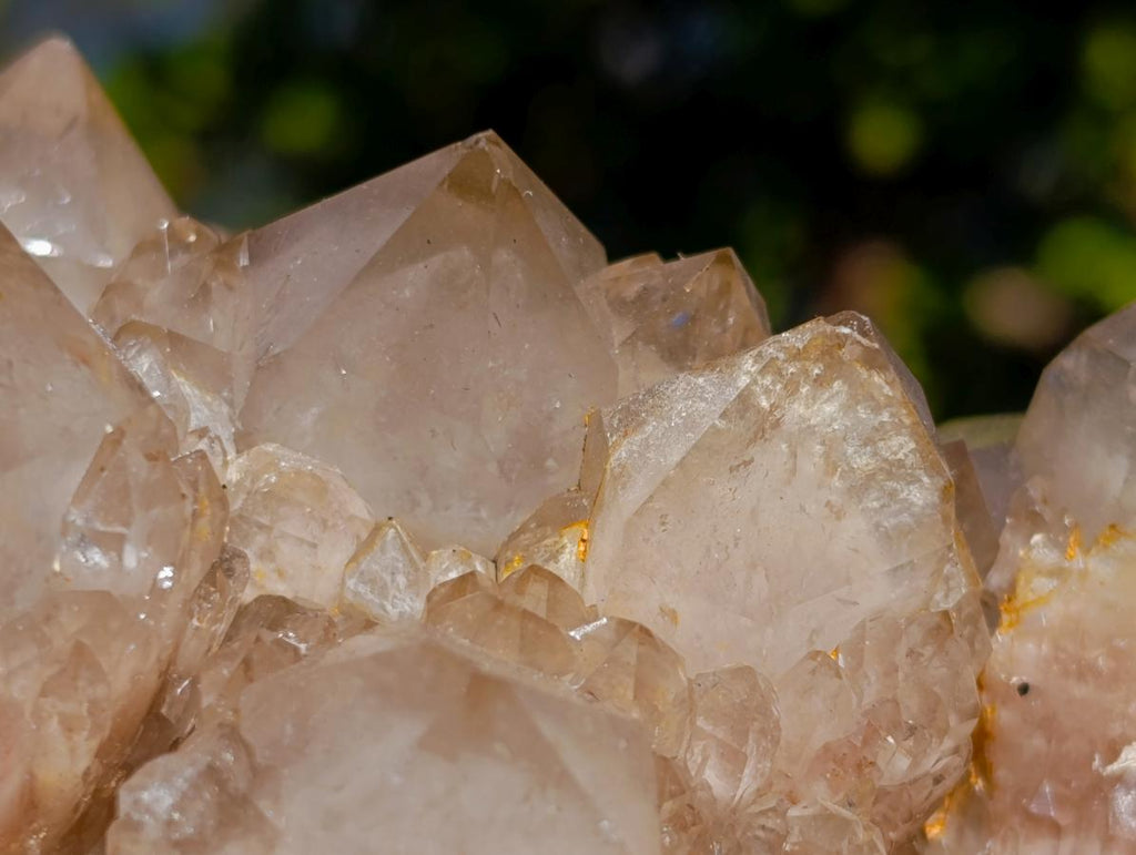 Natural Large Cascading White Phantom Smokey Luena Quartz Cluster x 1 From Luena, Congo - Toprock Gemstones and Minerals 
