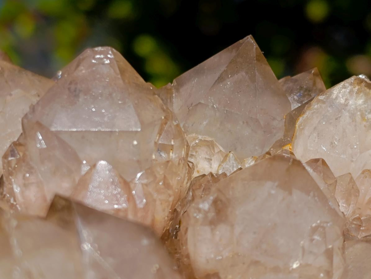 Natural Large Cascading White Phantom Smokey Luena Quartz Cluster x 1 From Luena, Congo - Toprock Gemstones and Minerals 