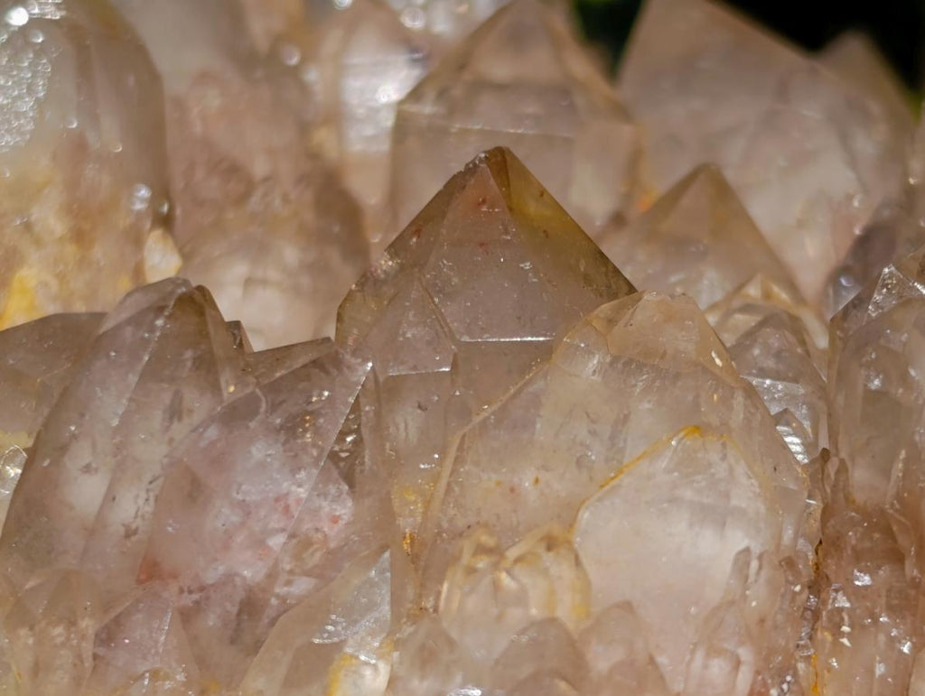 Natural Large Cascading White Phantom Smokey Luena Quartz Cluster x 1 From Luena, Congo - Toprock Gemstones and Minerals 