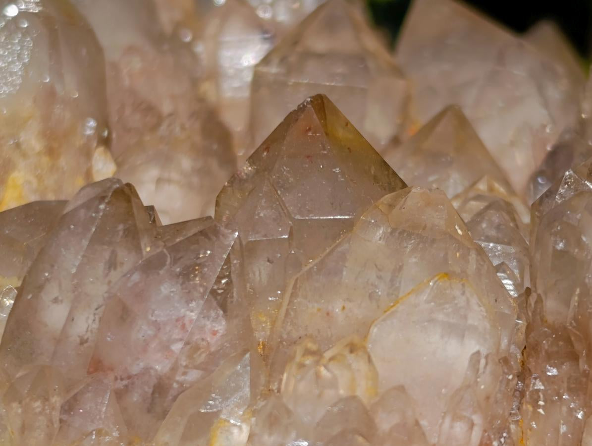 Natural Large Cascading White Phantom Smokey Luena Quartz Cluster x 1 From Luena, Congo - Toprock Gemstones and Minerals 