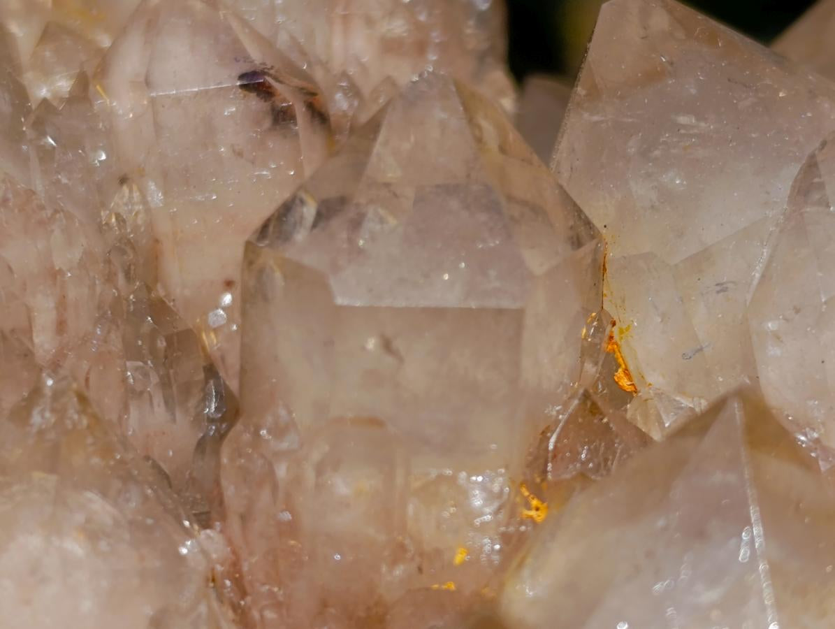 Natural Large Cascading White Phantom Smokey Luena Quartz Cluster x 1 From Luena, Congo - Toprock Gemstones and Minerals 