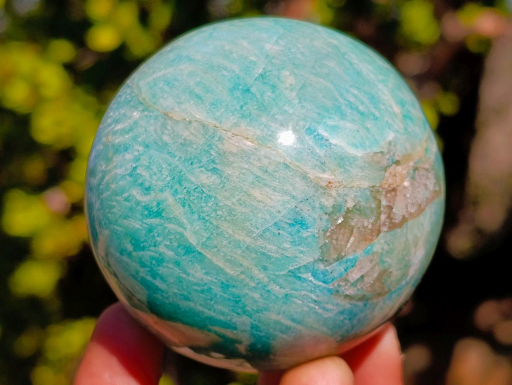 Polished Amazonite Spheres x 4 From Madagascar - Toprock Gemstones and Minerals 