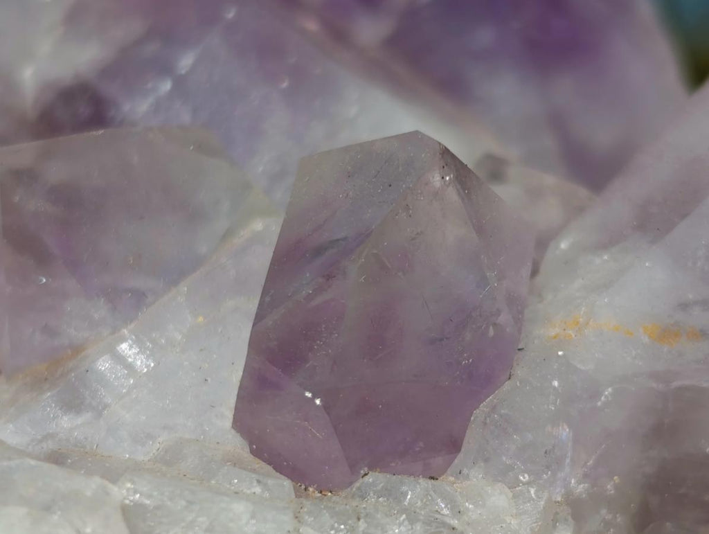 Natural Jacaranda Amethyst Crystal Clusters x 2 From Mumbwa, Zambia - Toprock Gemstones and Minerals 