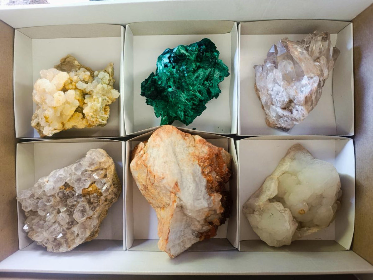 Natural Multi Mineral Specimens x 6 From Southern Africa - Toprock Gemstones and Minerals 