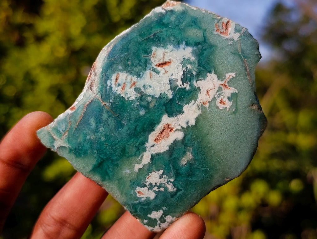 Polished One Side Mtorolite Chrysoprase Slices x 12 From Mutorashanga, Zimbabwe - Toprock Gemstones and Minerals 