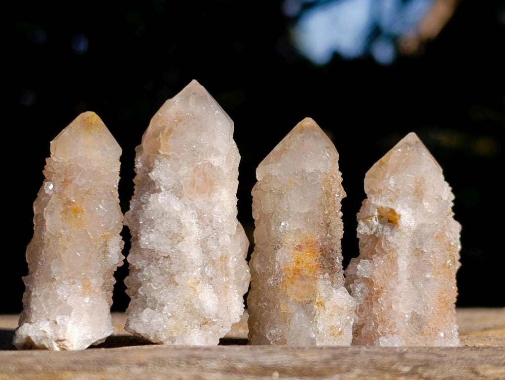 Natural Drusy Fairy Spirit Quartz Crystals x 70 From Boekenhouthoek, South Africa - Toprock Gemstones and Minerals 