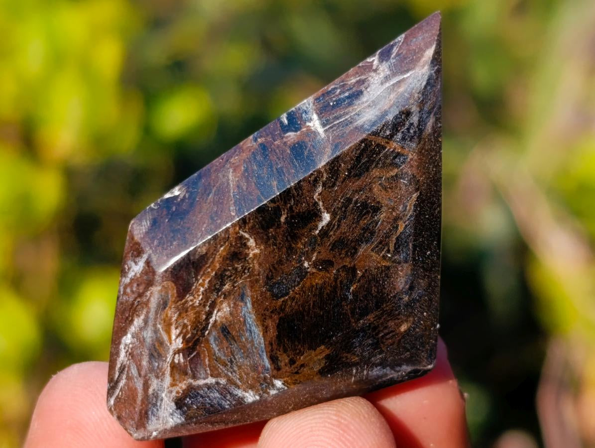 Polished Rare Pietersite Jewellery Free Form Crystals x 30 From Outjo, Namibia - Toprock Gemstones and Minerals 