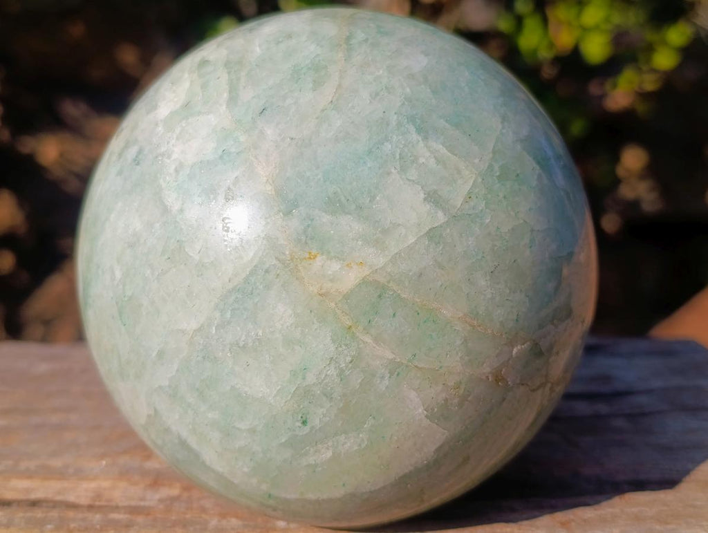 Polished Large Amazonite Sphere x 1 From South Africa - Toprock Gemstones and Minerals 