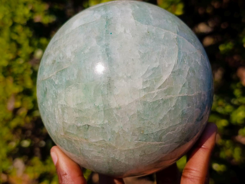 Polished Large Amazonite Sphere x 1 From South Africa - Toprock Gemstones and Minerals 