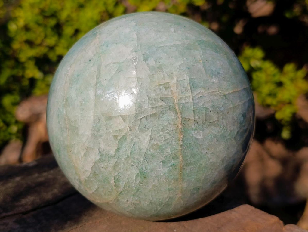 Polished Large Amazonite Sphere x 1 From South Africa - Toprock Gemstones and Minerals 