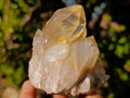 Natural Smokey Luena Clear Citrine Quartz Clusters x 6 From Luena, Congo - Toprock Gemstones and Minerals 