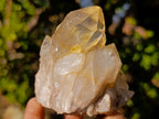Natural Smokey Luena Clear Citrine Quartz Clusters x 6 From Luena, Congo - Toprock Gemstones and Minerals 