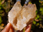 Natural Smokey Luena Clear Citrine Quartz Clusters x 6 From Luena, Congo - Toprock Gemstones and Minerals 
