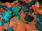 Natural Dioptase on Dolomite Specimens x 6 From Mashamba East Mine, Congo - Toprock Gemstones and Minerals 