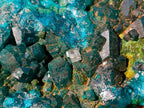 Natural Dioptase on Dolomite Specimens x 6 From Mashamba East Mine, Congo - Toprock Gemstones and Minerals 