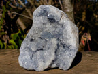 Natural Blue Celestite Specimens x 2 From Sakoany, Madagascar - Toprock Gemstones and Minerals 