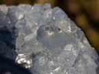Natural Blue Celestite Specimens x 2 From Sakoany, Madagascar - Toprock Gemstones and Minerals 