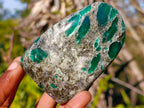 Polished Emerald Mica 'Mutokolite' Standing Display Pieces x 4 From Mutoko, Zimbabwe - Toprock Gemstones and Minerals 