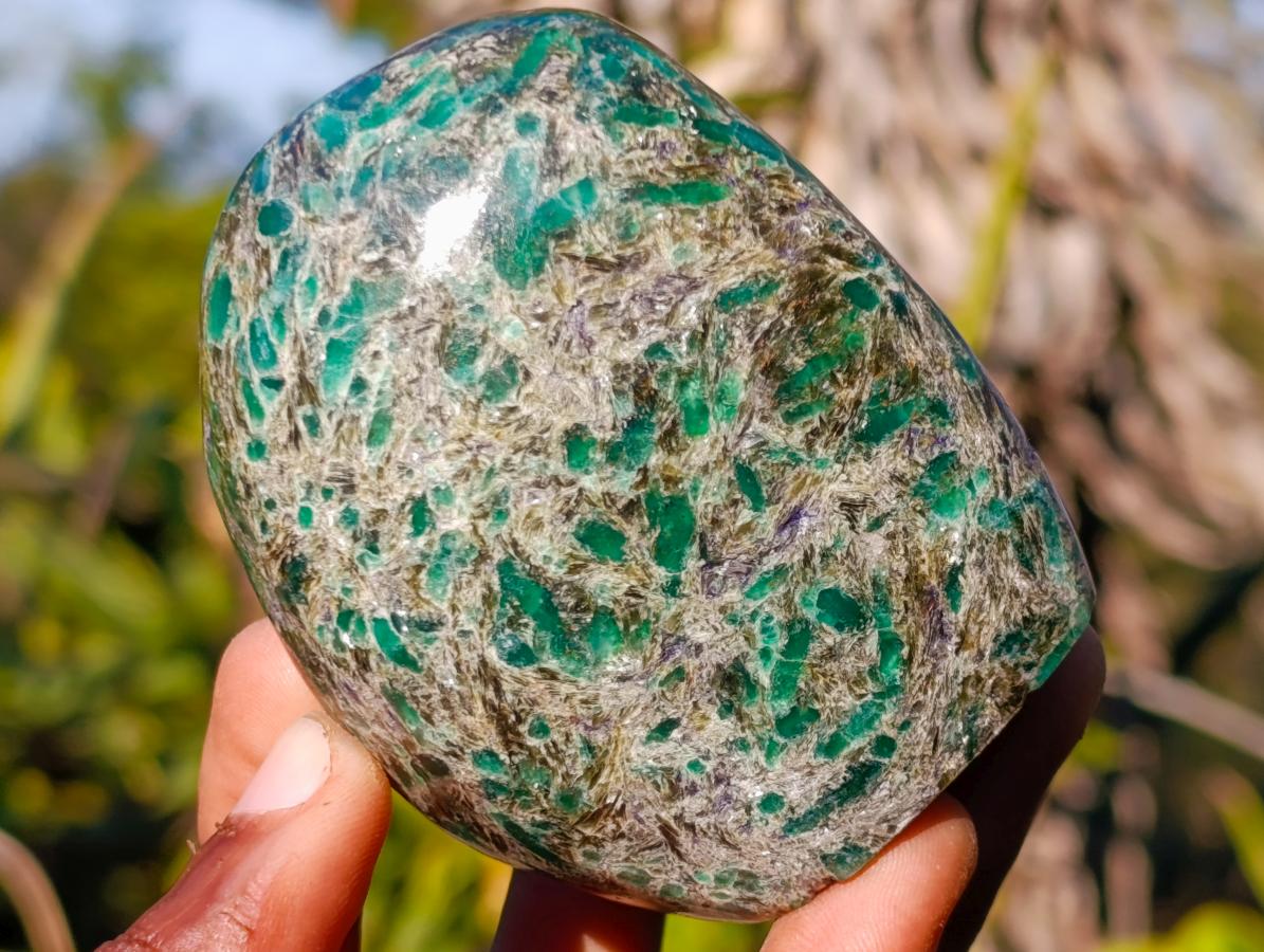 Polished Emerald Mica 'Mutokolite' Standing Display Pieces x 4 From Mutoko, Zimbabwe - Toprock Gemstones and Minerals 