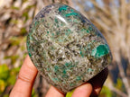 Polished Emerald Mica 'Mutokolite' Standing Display Pieces x 4 From Mutoko, Zimbabwe - Toprock Gemstones and Minerals 