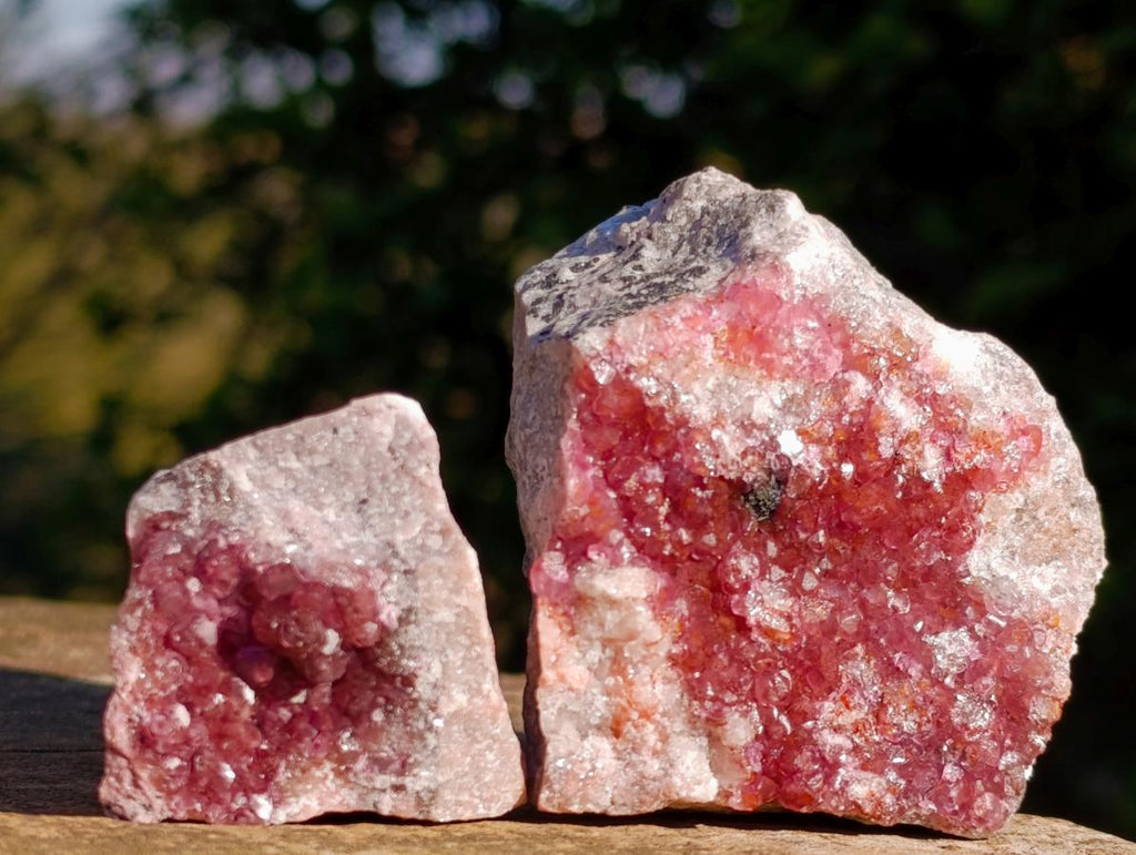 Natural Spherocobaltite Specimens x 12 From Musonoi Mine, Congo - Toprock Gemstones and Minerals 