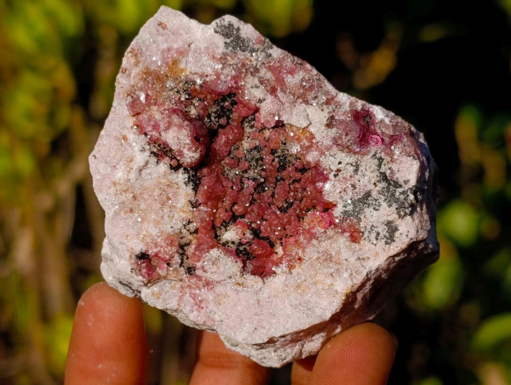 Natural Spherocobaltite Specimens x 12 From Musonoi Mine, Congo - Toprock Gemstones and Minerals 