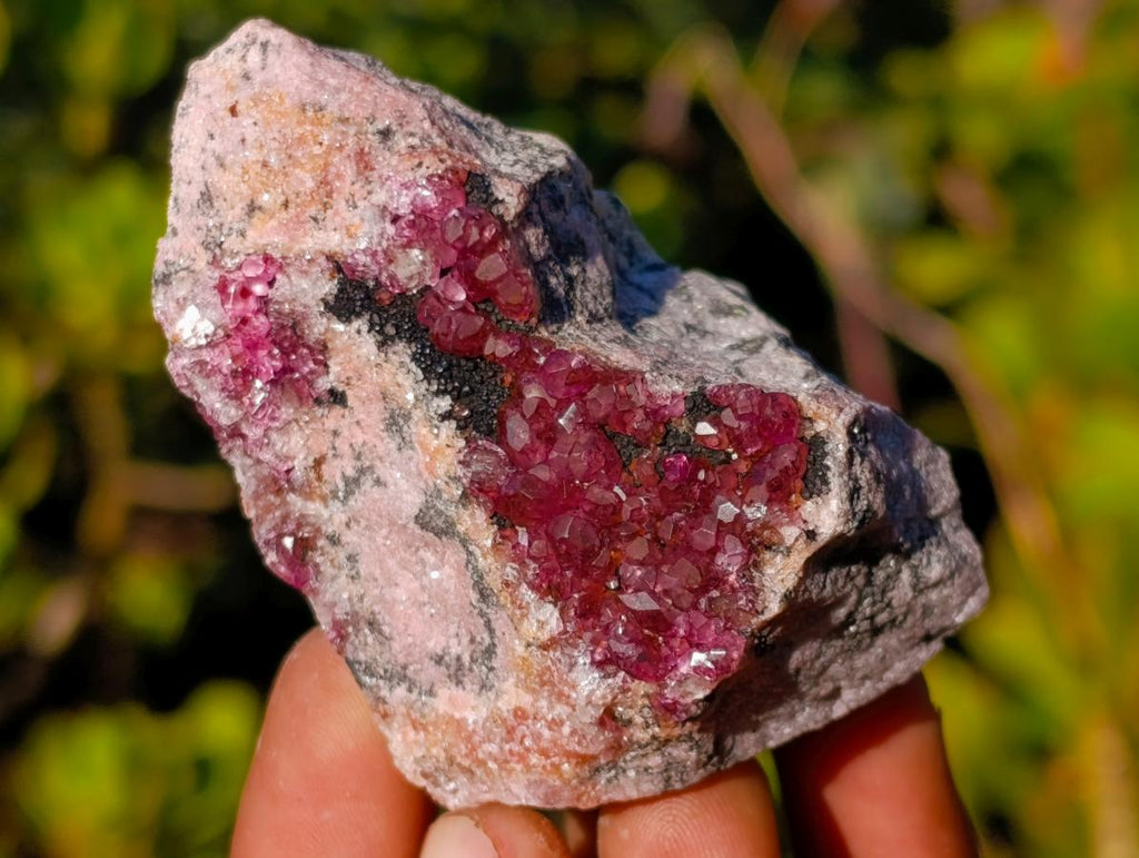 Natural Spherocobaltite Specimens x 12 From Musonoi Mine, Congo - Toprock Gemstones and Minerals 