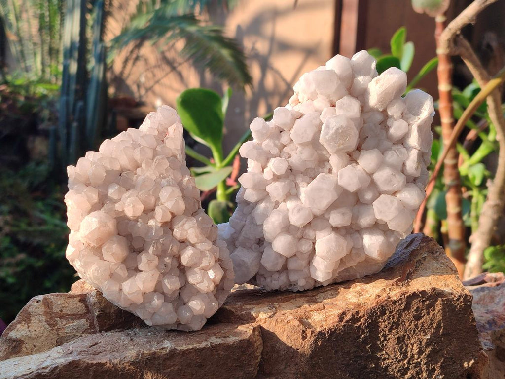 Natural Cascading Pineapple Quartz Crystal Clusters x 10 From Antsirabe, Madagascar - Toprock Gemstones and Minerals 